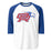 Oak Ridge High School War Eagles Unisex 3/4 sleeve Raglan T-shirt 200 - Royal