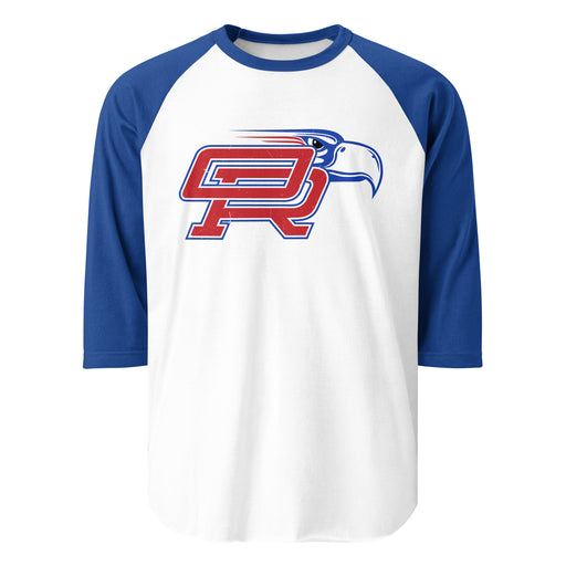 Oak Ridge High School War Eagles Unisex 3/4 sleeve Raglan T-shirt 200 - Royal