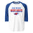 Oak Ridge High School War Eagles Unisex 3/4 sleeve Raglan T-shirt 024 - Royal
