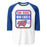 Oak Ridge High School War Eagles Unisex 3/4 sleeve Raglan T-shirt 001 - Royal