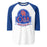 Oak Ridge High School War Eagles Unisex 3/4 sleeve Raglan T-shirt 219 royal