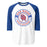 Oak Ridge High School War Eagles Unisex 3/4 sleeve Raglan T-shirt 239 royal