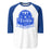 Taylor High School Mustangs Unisex 3/4 sleeve Raglan T-shirt 219