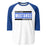 Taylor High School Mustangs Unisex 3/4 sleeve Raglan T-shirt 098