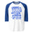 Taylor High School Mustangs Unisex 3/4 sleeve Raglan T-shirt 232