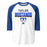 Taylor High School Mustangs Unisex 3/4 sleeve Raglan T-shirt 024