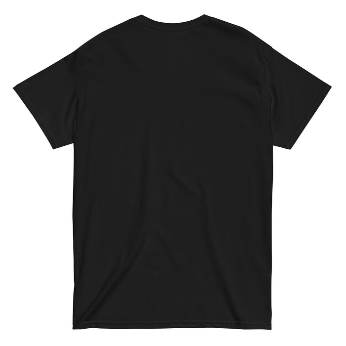 Back view of Spring High School Lions Black Classic Unisex T-shirt 210