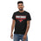 Man wearing Westfield High School Mustangs Black Classic Unisex T-shirt 049