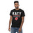 Front view of Katy High School Tigers Black Classic Unisex  T-shirt 003