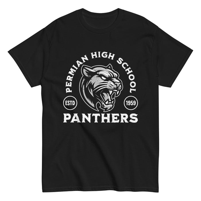 Permian High School Panthers Black Classic Unisex T-shirt 208