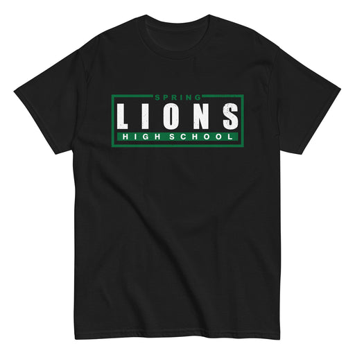 Spring High School Lions Black Classic Unisex T-shirt 049