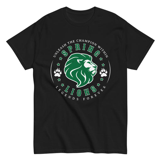 Spring High School Lions Black Classic Unisex T-shirt 214