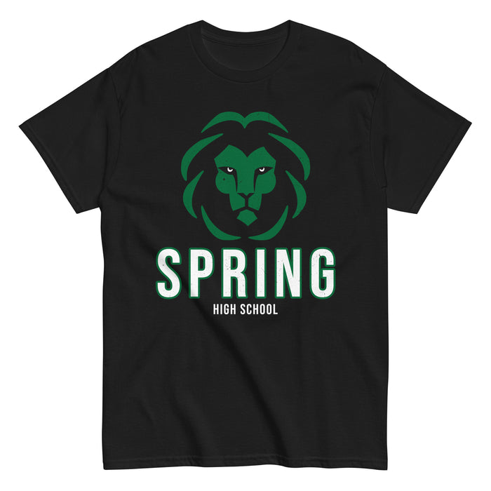 Spring High School Lions Black Classic Unisex T-shirt 226