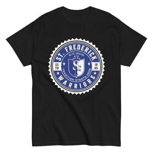 St. Frederick High School Warriors Black Classic Unisex T-shirt 203