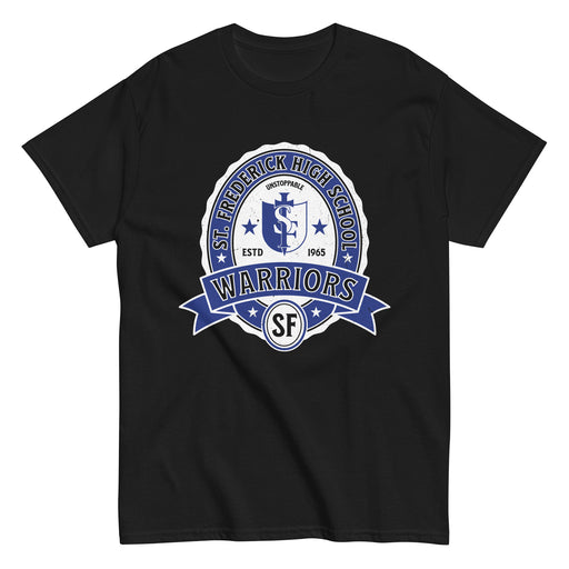 St. Frederick High School Warriors Black Classic Unisex T-shirt 212