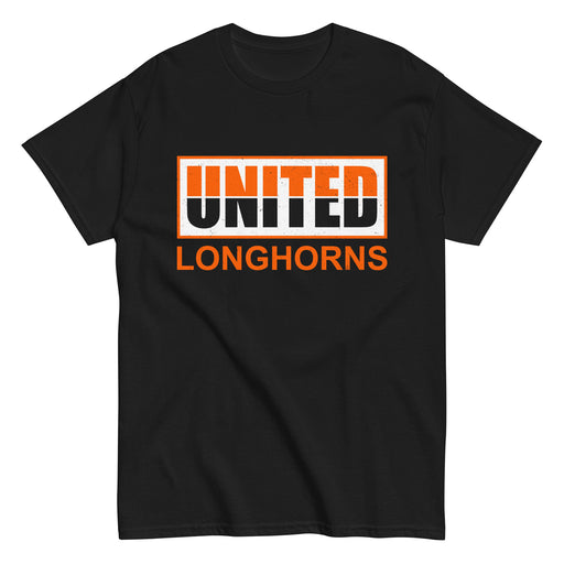 United High School Longhorns Black Classic Unisex T-shirt 031