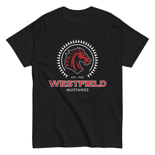 Westfield High School Mustangs Black Classic Unisex T-shirt 226