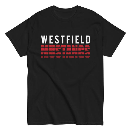 Westfield High School Mustangs Black Classic Unisex T-shirt 024