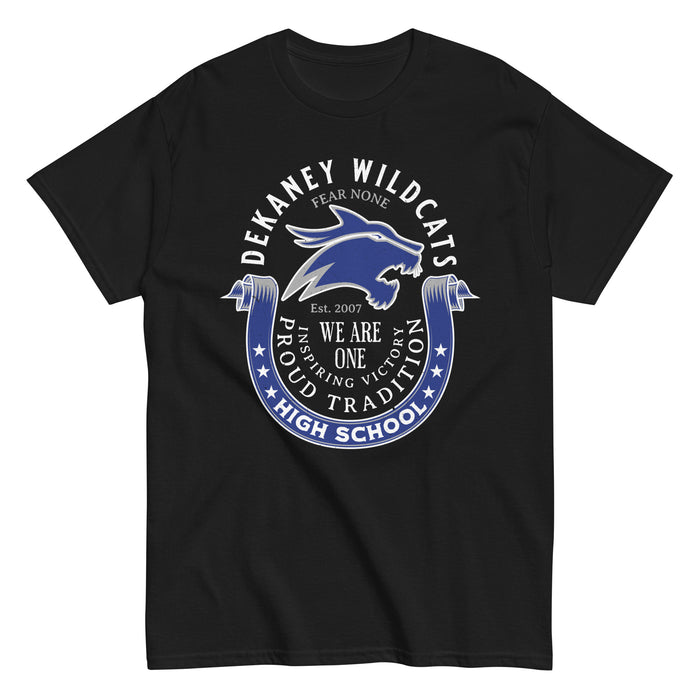 Dekaney High School Wildcats Black Classic Unisex T-shirt 229