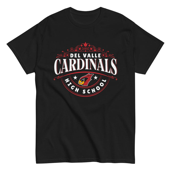 Del Valle High School Cardinals Black Classic Unisex T-shirt 211
