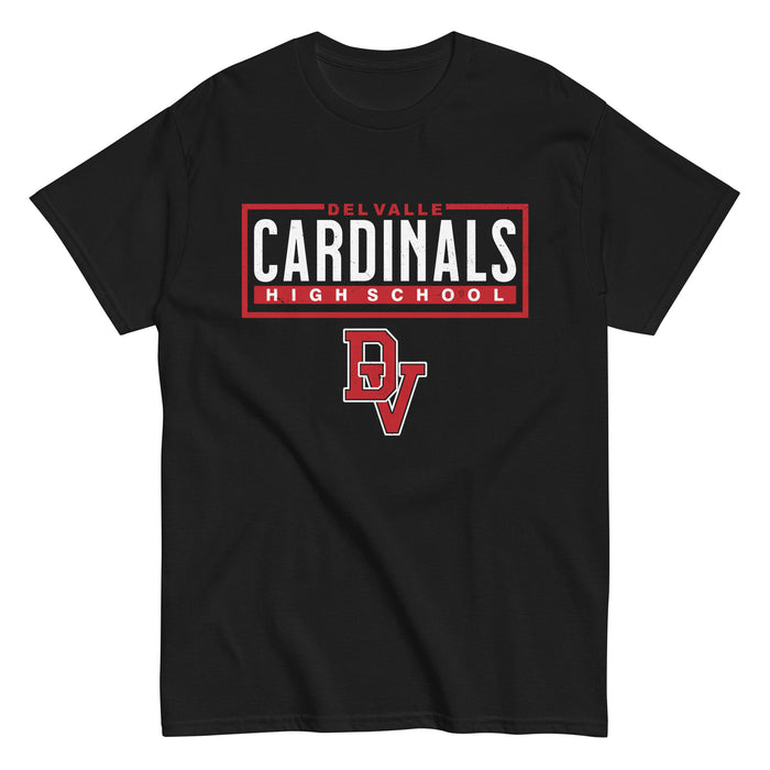 Del Valle High School Cardinals Black Classic Unisex T-shirt 049