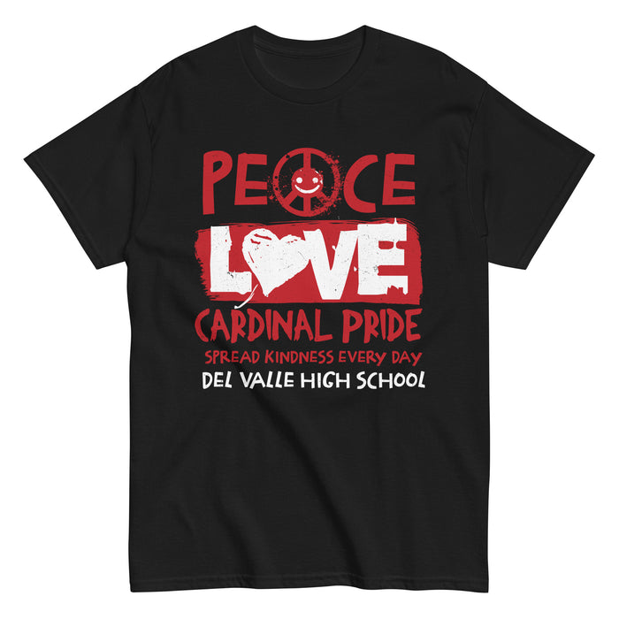 Del Valle High School Cardinals Black Classic Unisex T-shirt 240