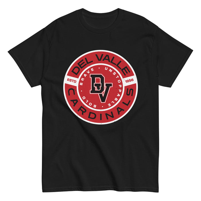 Del Valle High School Cardinals Black Classic Unisex T-shirt 239