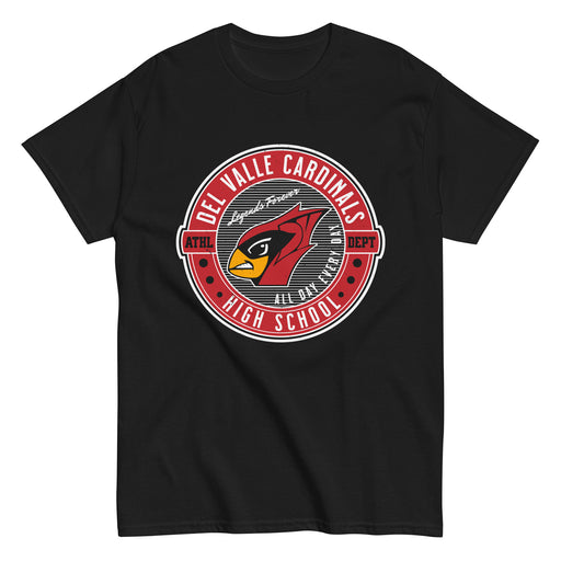 Del Valle High School Cardinals Black Classic Unisex T-shirt 224