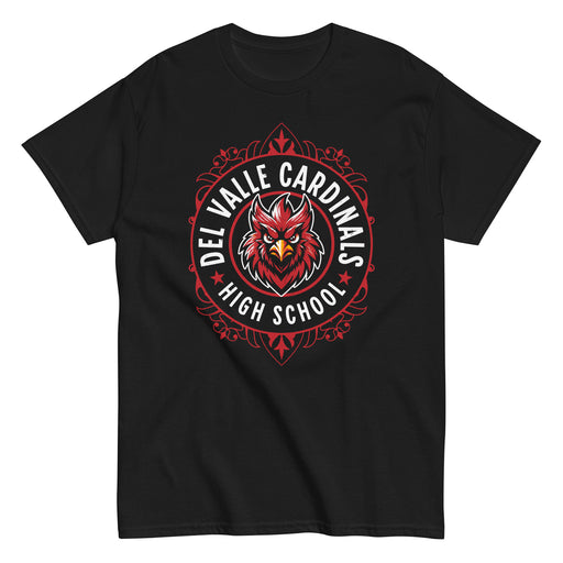 Del Valle High School Cardinals Black Classic Unisex T-shirt 227