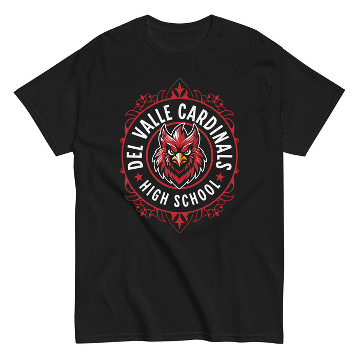 Del Valle High School Cardinals Black Classic Unisex T-shirt 227
