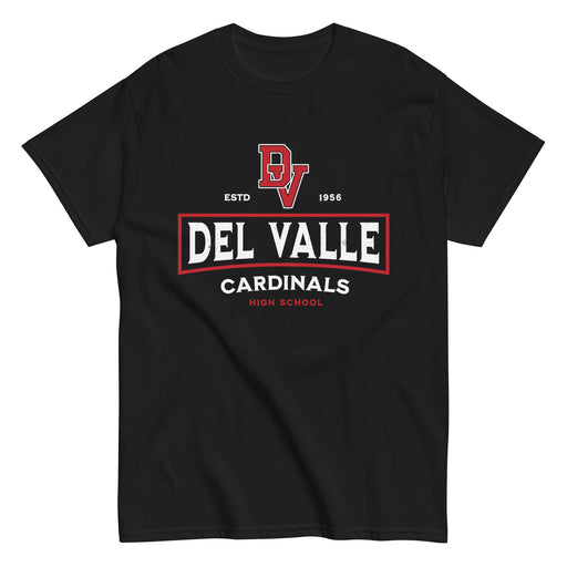 Del Valle High School Cardinals Black Classic Unisex T-shirt 202
