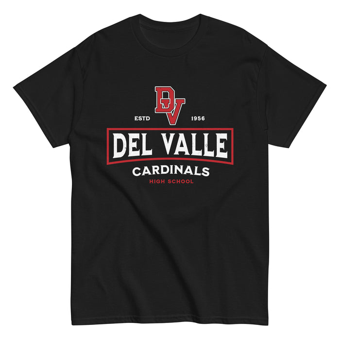 Del Valle High School Cardinals Black Classic Unisex T-shirt 202