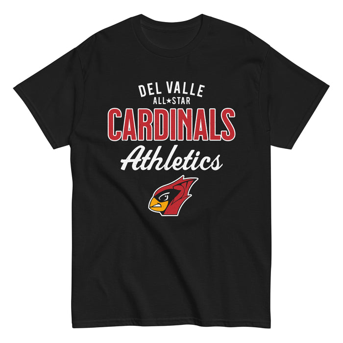 Del Valle High School Cardinals Black Classic Unisex T-shirt 034