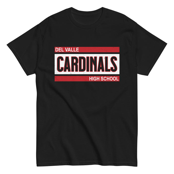 Del Valle High School Cardinals Black Classic Unisex T-shirt 098
