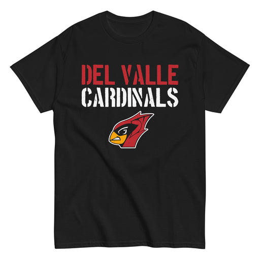 Del Valle High School Cardinals Black Classic Unisex T-shirt 017