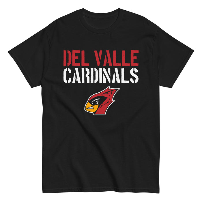 Del Valle High School Cardinals Black Classic Unisex T-shirt 017