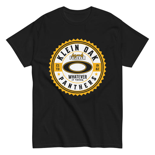 Klein Oak High School Panthers Classic Unisex Black T-shirt 203
