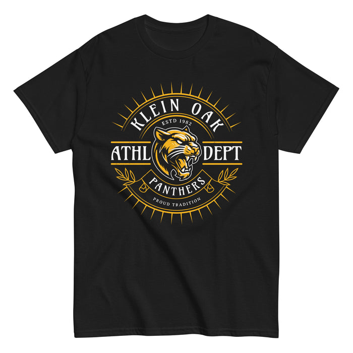 Klein Oak High School Panthers Classic Unisex Black T-shirt 201