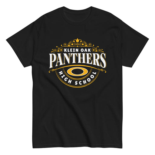 Klein Oak High School Panthers Classic Unisex Black T-shirt 211