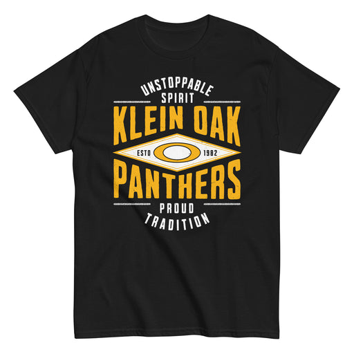 Klein Oak High School Panthers Classic Unisex Black T-shirt 210