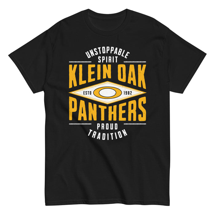 Klein Oak High School Panthers Classic Unisex Black T-shirt 210