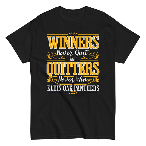 Klein Oak High School Panthers Classic Unisex Black T-shirt 237
