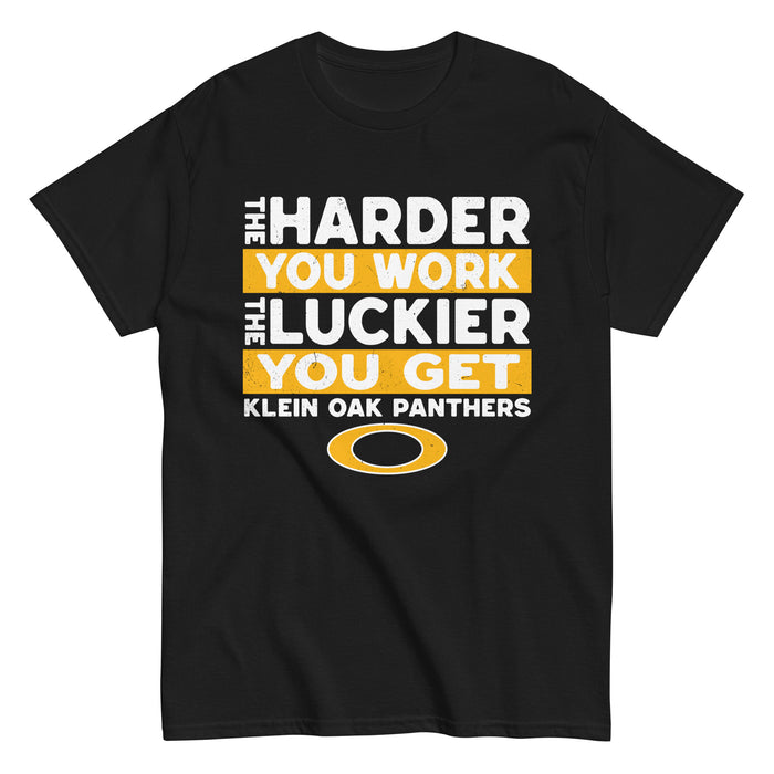 Klein Oak High School Panthers Classic Unisex Black T-shirt 238