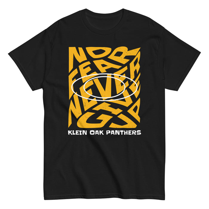 Klein Oak High School Panthers Classic Unisex Black T-shirt 236
