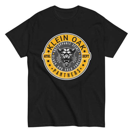 Klein Oak High School Panthers Classic Unisex Black T-shirt 224