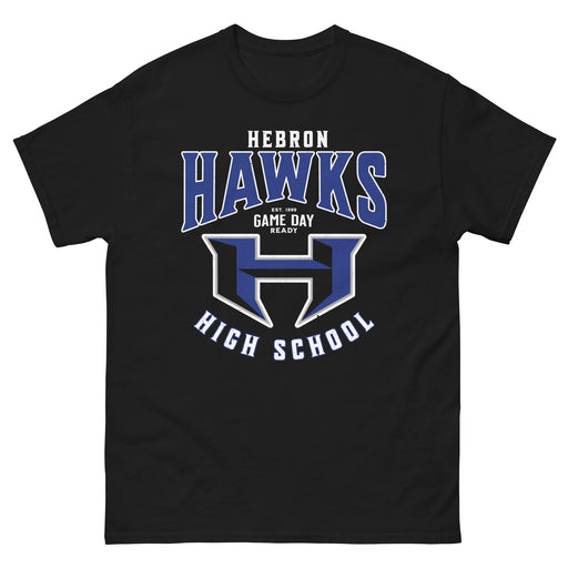 Hebron High School Hawks Black Classic Unisex T-shirt 213