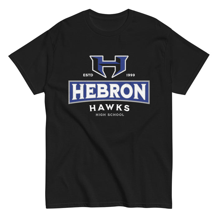 Hebron High School Hawks Black Classic Unisex T-shirt 202