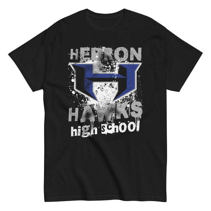 Hebron High School Hawks Black Classic Unisex T-shirt 205
