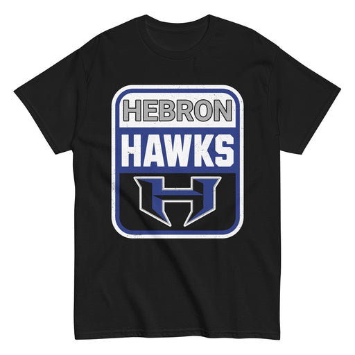 Hebron High School Hawks Black Classic Unisex T-shirt 001