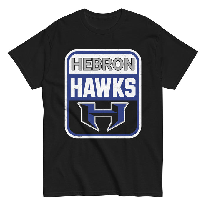 Hebron High School Hawks Black Classic Unisex T-shirt 001